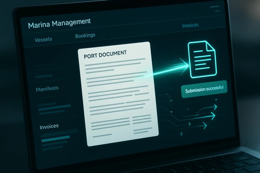 Digital Integration with Port and Gov Systems in Anchor marina management software