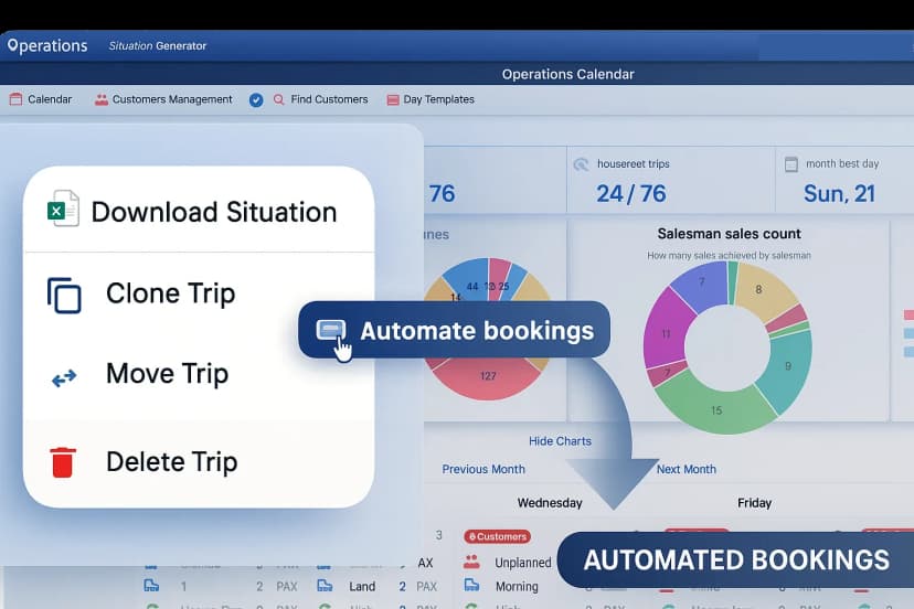 Anchor dive center software operation screen| Automate dive center bookings.